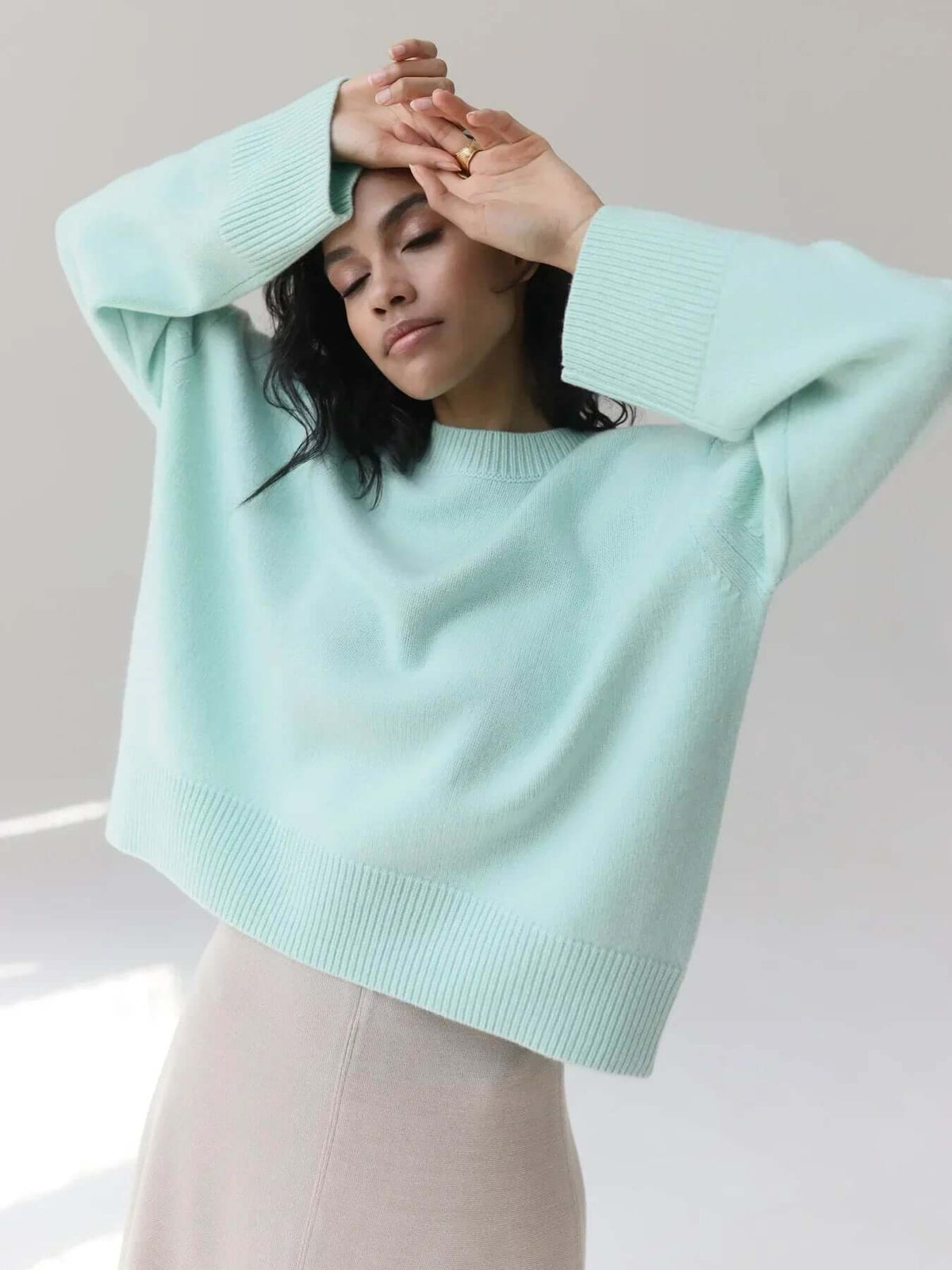 Elarova | Hals Pullover für Frauen