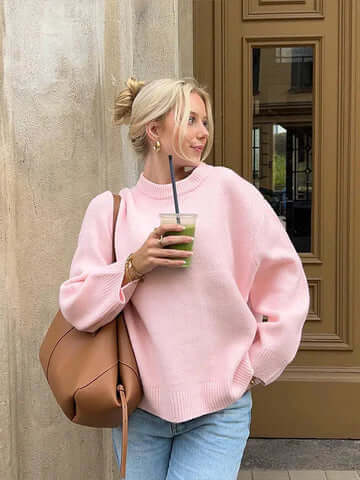 Elarova | Hals Pullover für Frauen