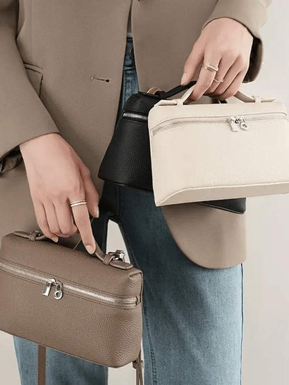 Elarova | Handtasche Damen elegante Leder Tasche