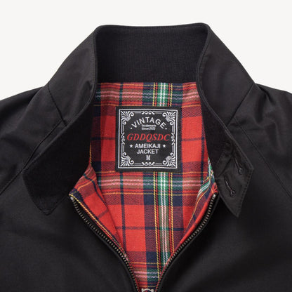 Elarova | Harrington-Jacke mit kariertem Futter für Herren