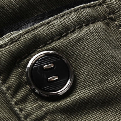 Elarova | Herren Bikerjacke mit Reißverschluss und langen Ärmeln