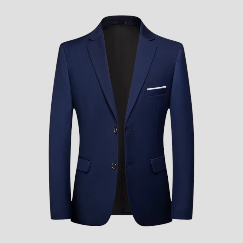 Elarova | Herren Blazer Business Jacke Zwei Knöpfe