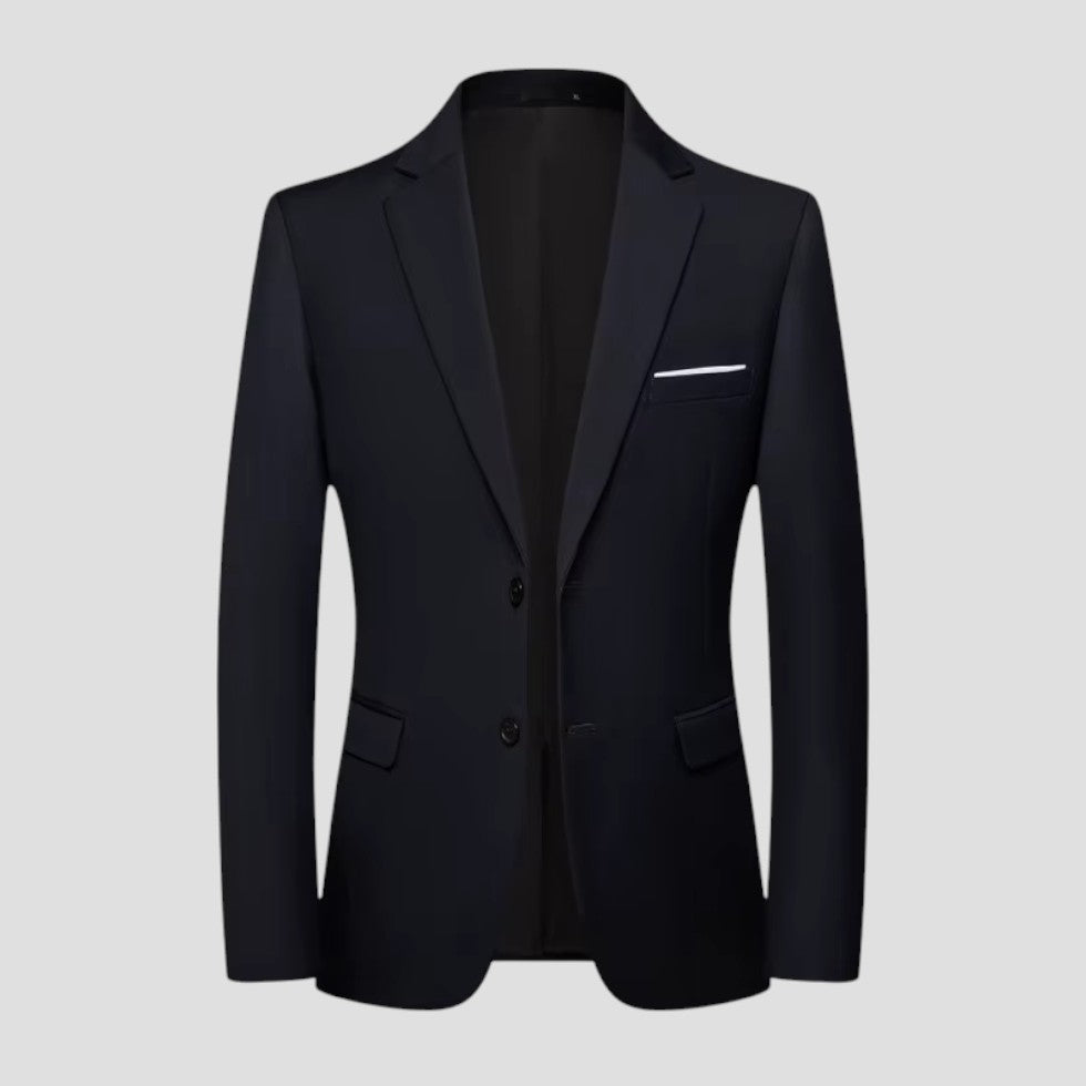 Elarova | Herren Blazer Business Jacke Zwei Knöpfe