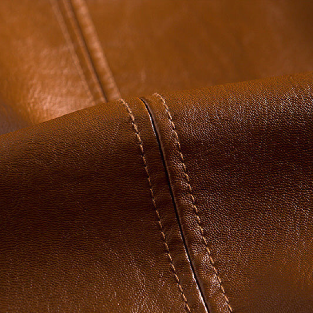 Elarova | Herren-Blazerjacke aus Kunstleder