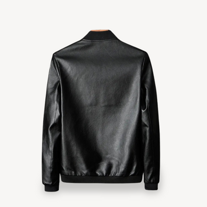 Elarova | Herren-Bomberjacke aus Kunstleder