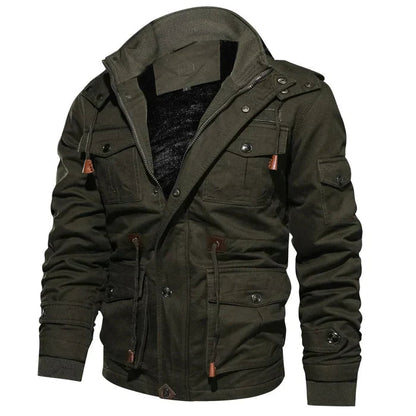 Elarova | Herren-Bomberjacke mit Fleece-Futter