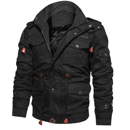 Elarova | Herren-Bomberjacke mit Fleece-Futter