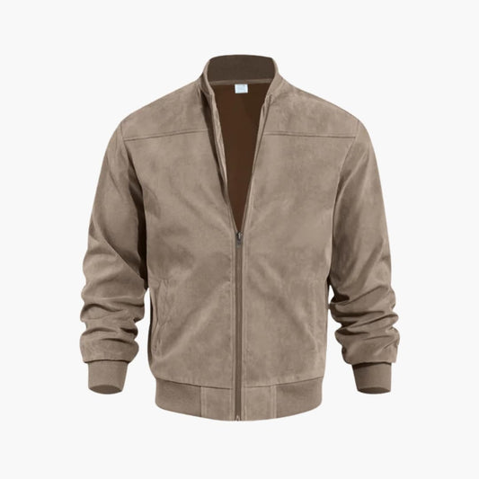 Elarova | Herren Bomberjacke mit Frontreißverschluss und Rippbund