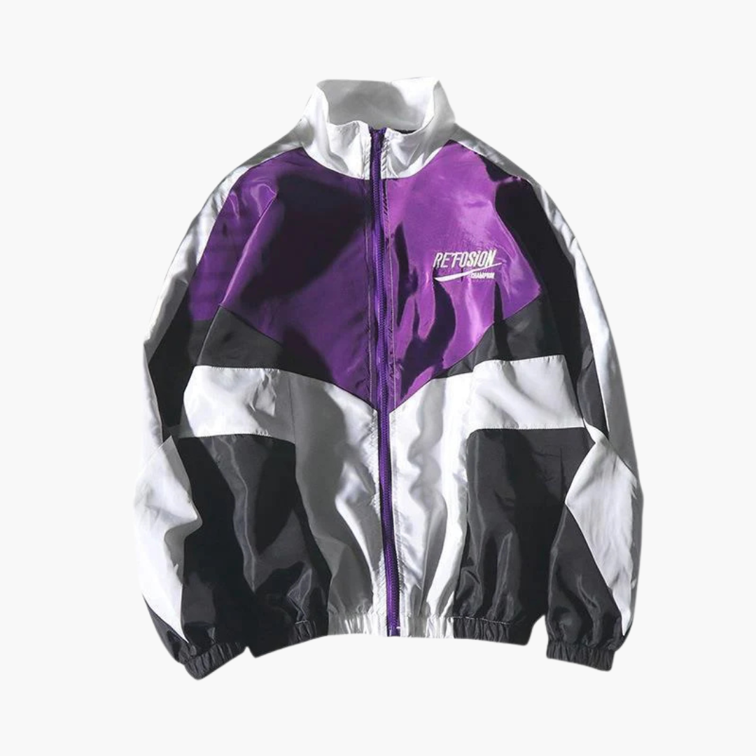 Elarova | Herren-Bomberjacke mit Reißverschluss und elastischem Saum