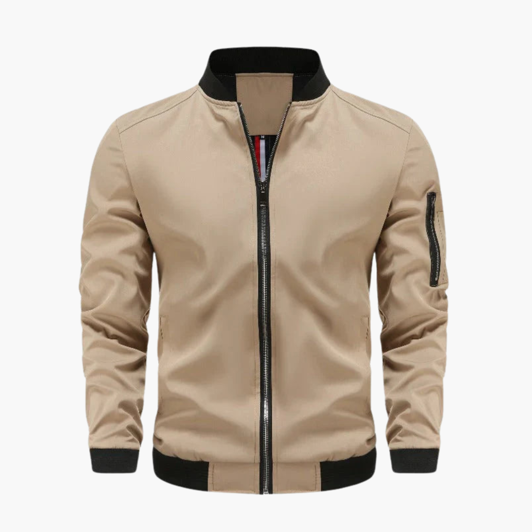 Elarova | Herren Bomberjacke mit Reißverschluss und klassischem Schnitt