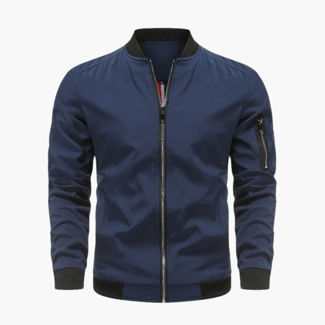 Elarova | Herren Bomberjacke mit Reißverschluss und klassischem Schnitt