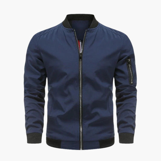 Elarova | Herren Bomberjacke mit Reißverschluss und klassischem Schnitt