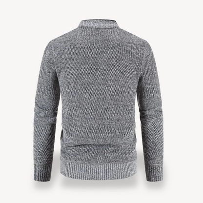 Elarova | Herren-Cardigan mit Fleecefutter und Knöpfen