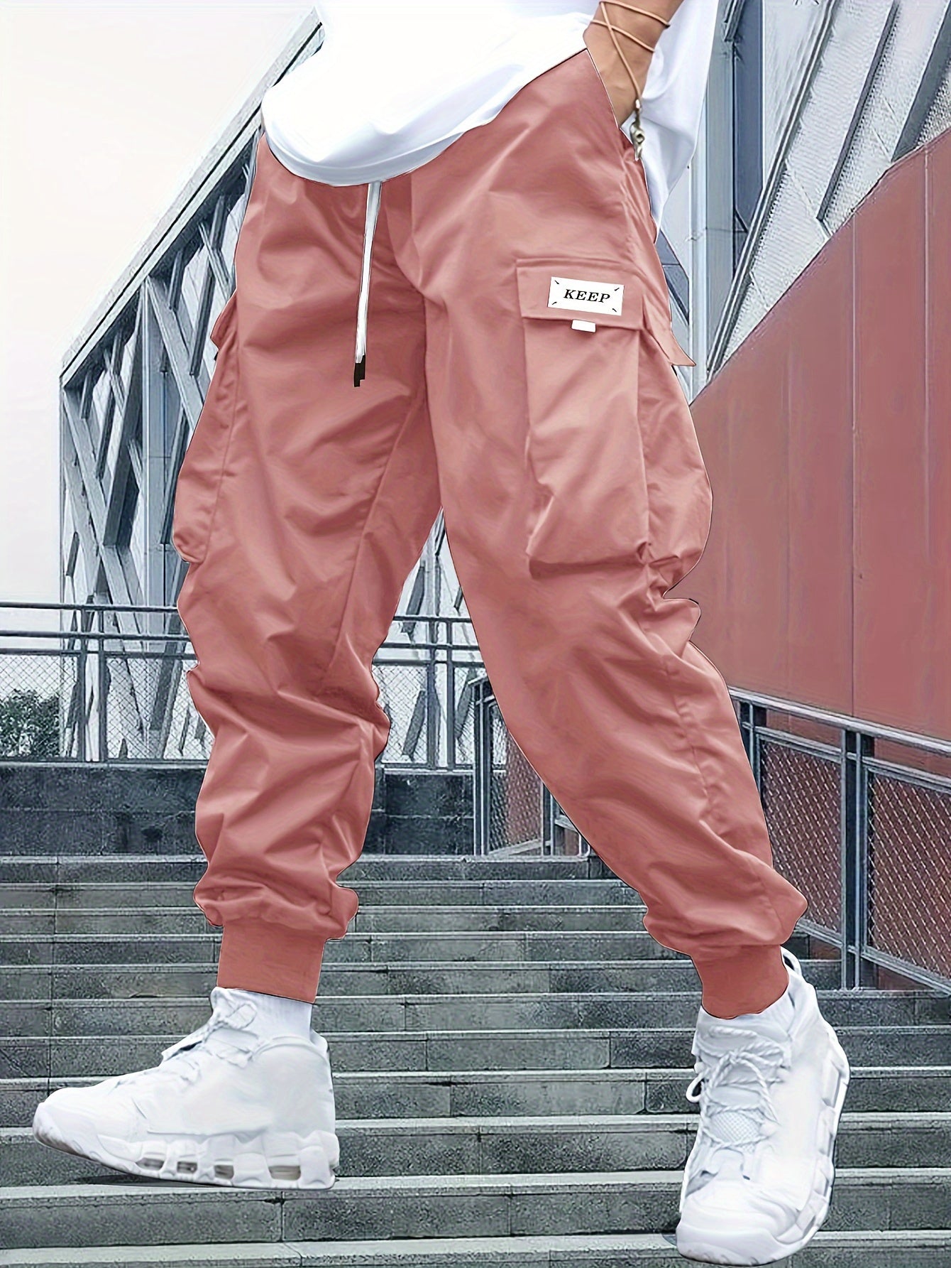 Elarova | Herren Cargo-Jogger-Hose