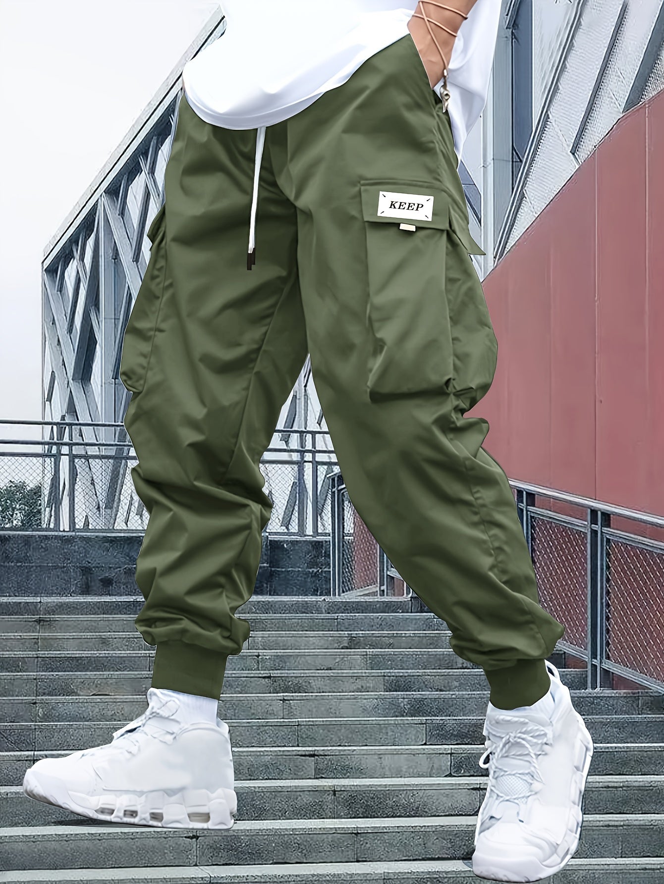 Elarova | Herren Cargo-Jogger-Hose