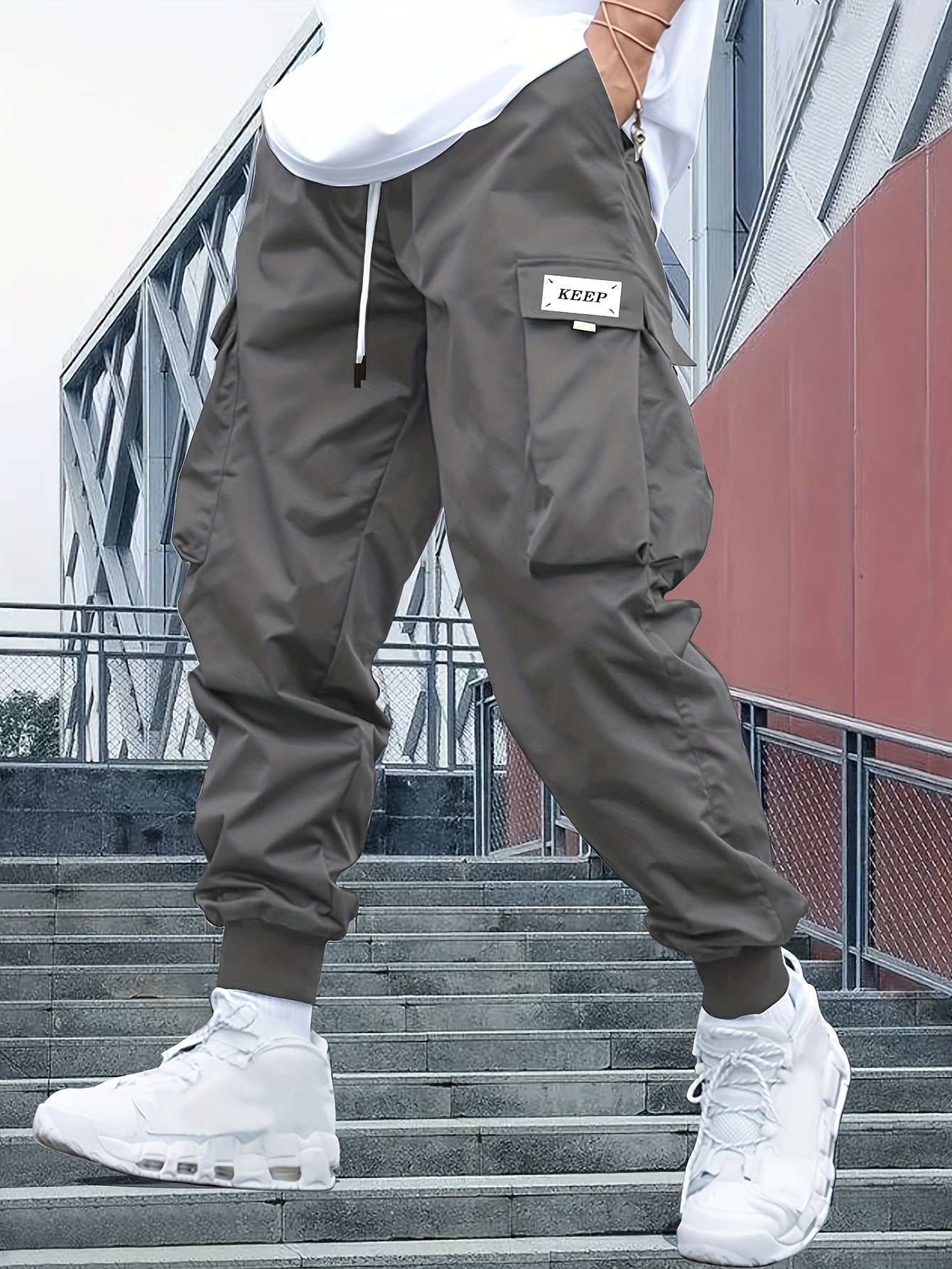 Elarova | Herren Cargo-Jogger-Hose