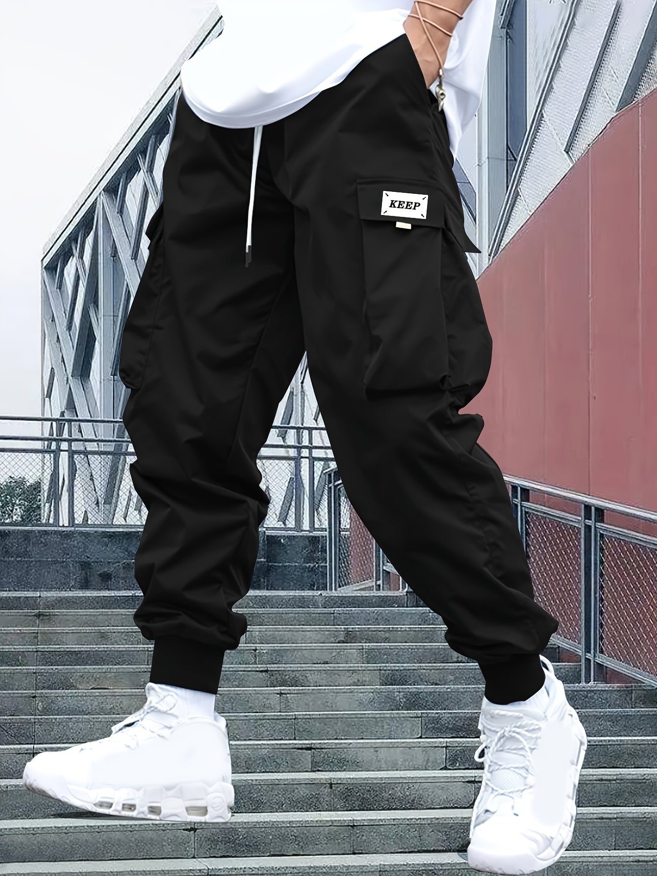 Elarova | Herren Cargo-Jogger-Hose