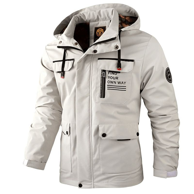 Elarova | Herren Casual Windbreaker Jacke
