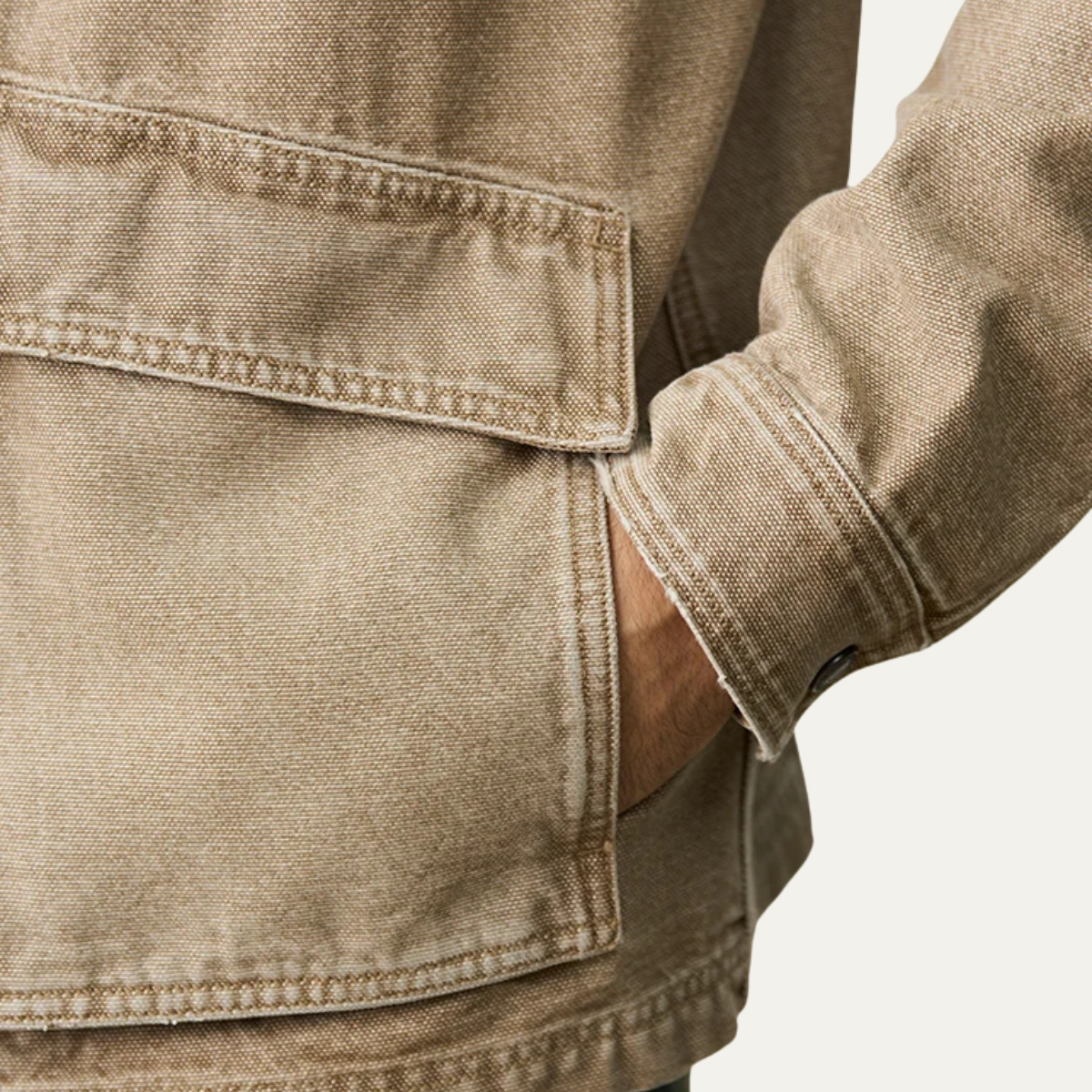 Elarova | Herren-Cord-Truckerjacke