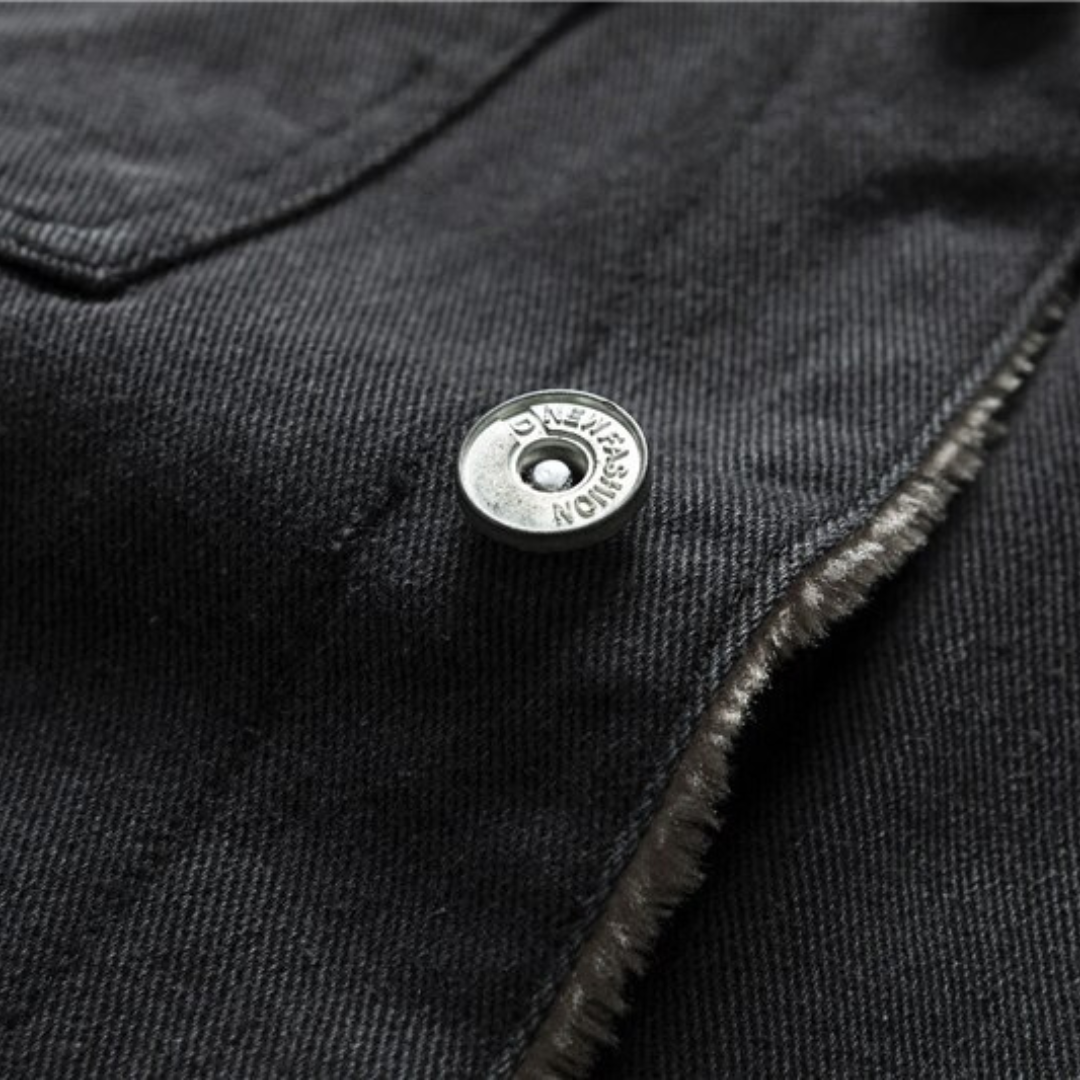 Elarova | Herren-Denimjacke mit Innenfutter