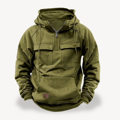 Elarova | Herren Fleece-Cargo-Hoodie
