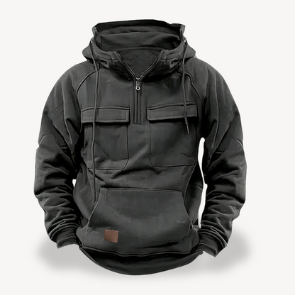 Elarova | Herren Fleece-Cargo-Hoodie