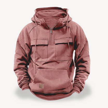 Elarova | Herren Fleece-Cargo-Hoodie