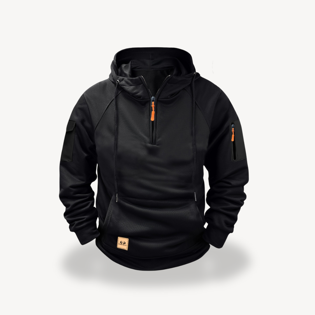 Elarova | Herren Fleece-Kapuzenpullover