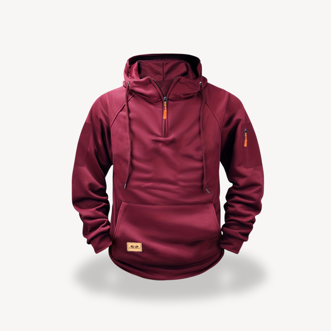 Elarova | Herren Fleece-Kapuzenpullover
