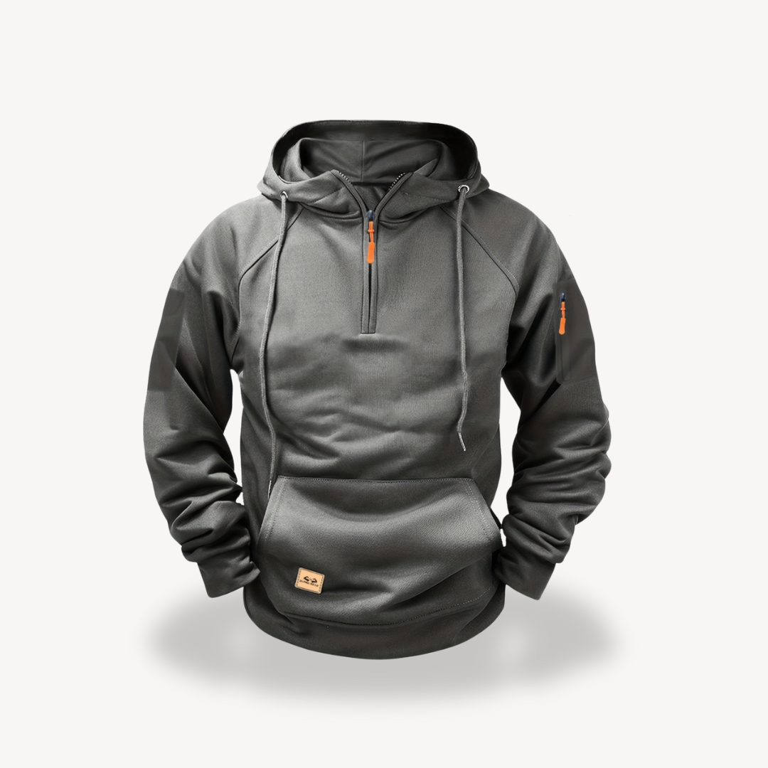 Elarova | Herren Fleece-Kapuzenpullover