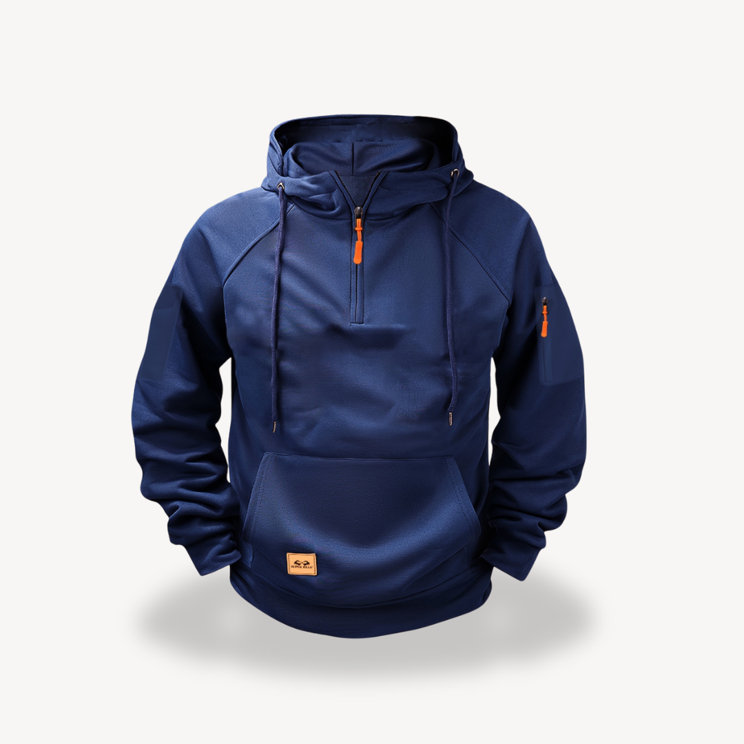Elarova | Herren Fleece-Kapuzenpullover