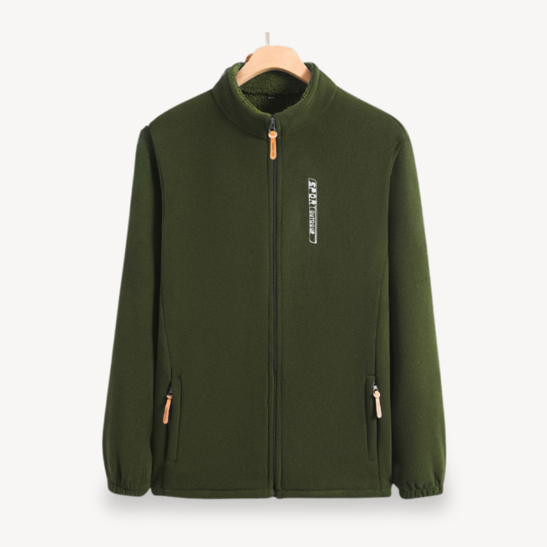 Elarova | Herren Fleece-Reißverschlussjacke