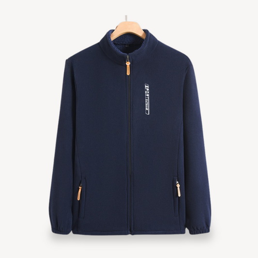 Elarova | Herren Fleece-Reißverschlussjacke