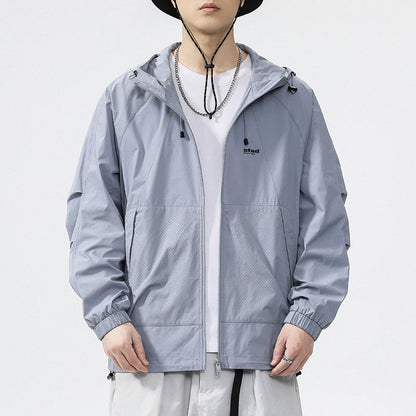 Elarova | Herren Funktionsjacke mit belüftetem Design und verstellbarem Kragen WW