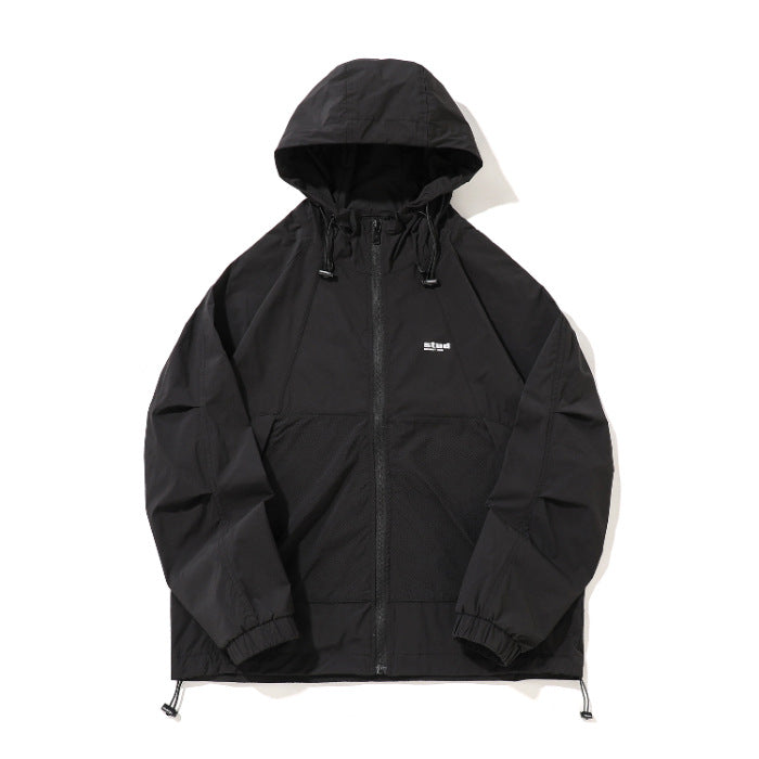 Elarova | Herren Funktionsjacke mit belüftetem Design und verstellbarem Kragen WW