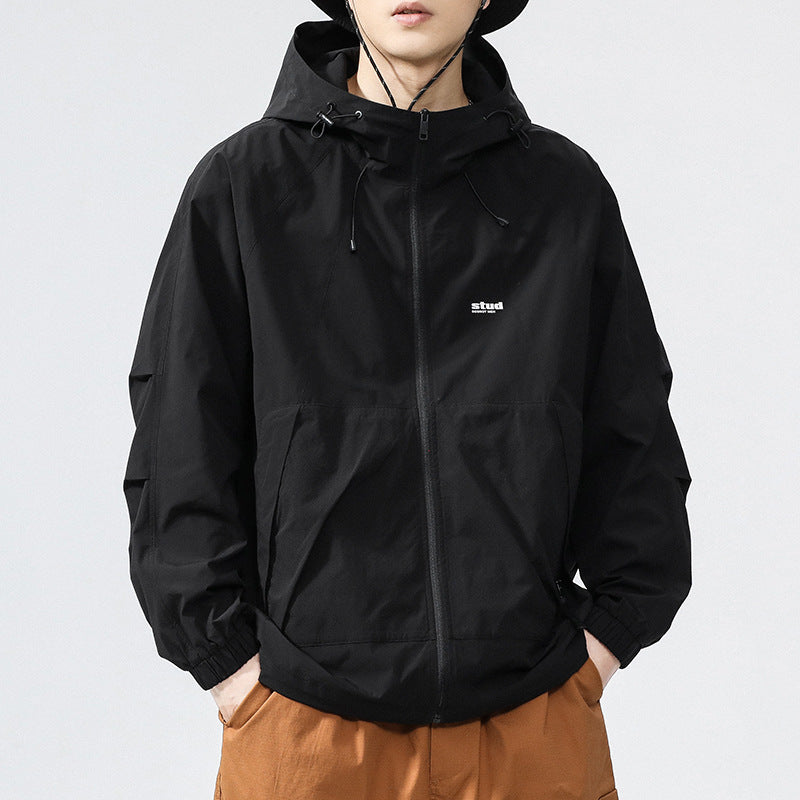 Elarova | Herren Funktionsjacke mit belüftetem Design und verstellbarem Kragen WW