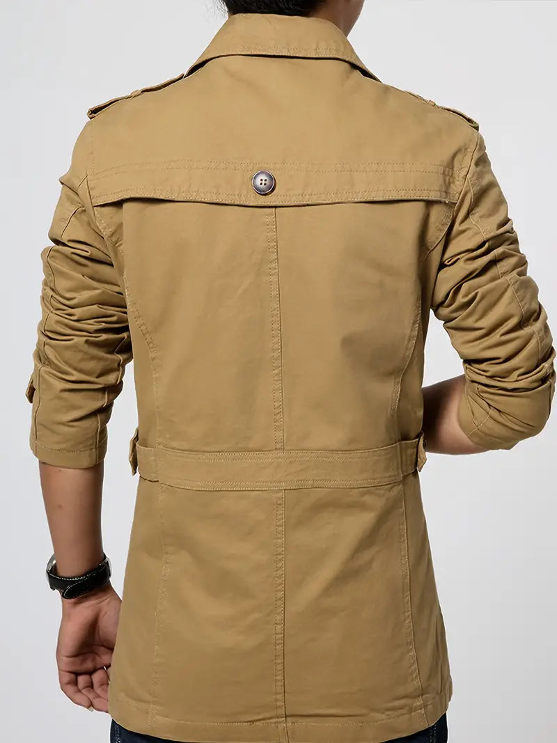 Elarova | Herren Große Größe Baumwollwindjacke Für Frühling Und Herbst
