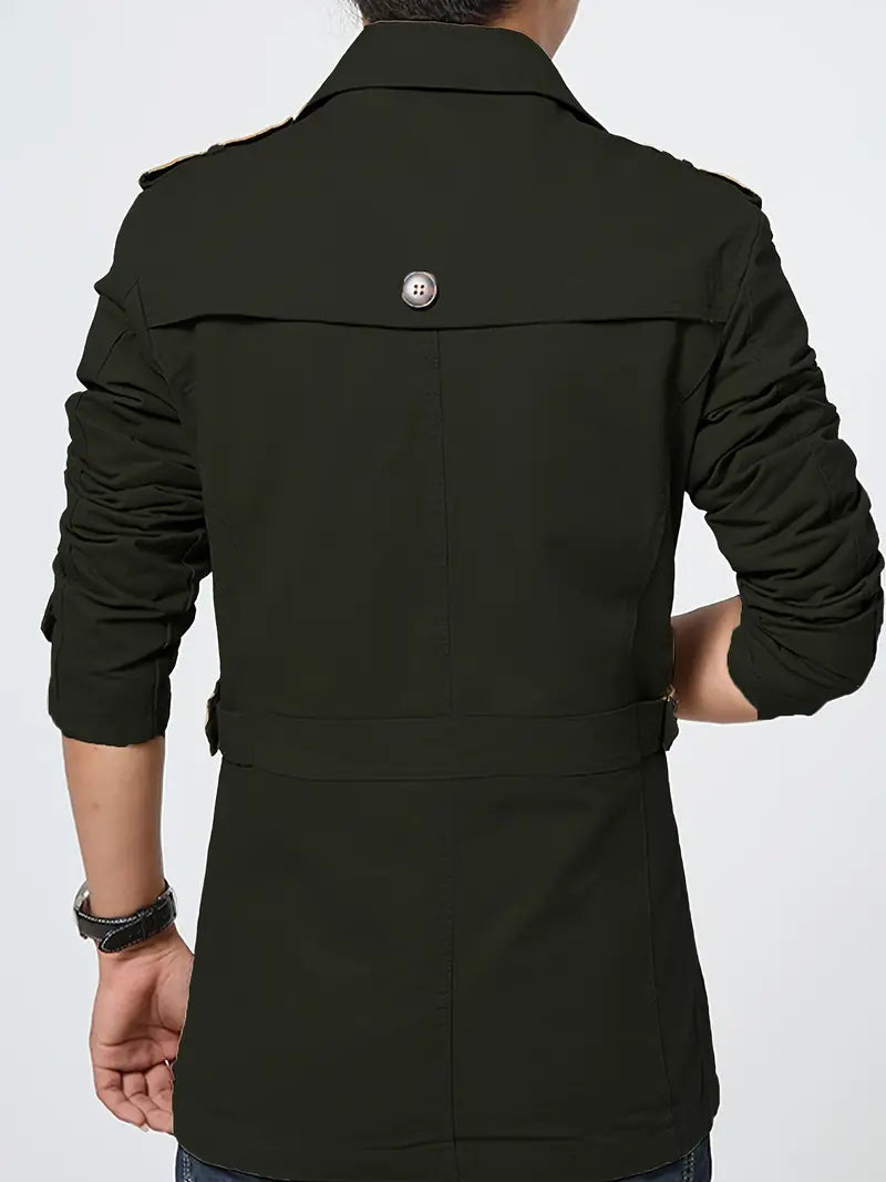 Elarova | Herren Große Größe Baumwollwindjacke Für Frühling Und Herbst