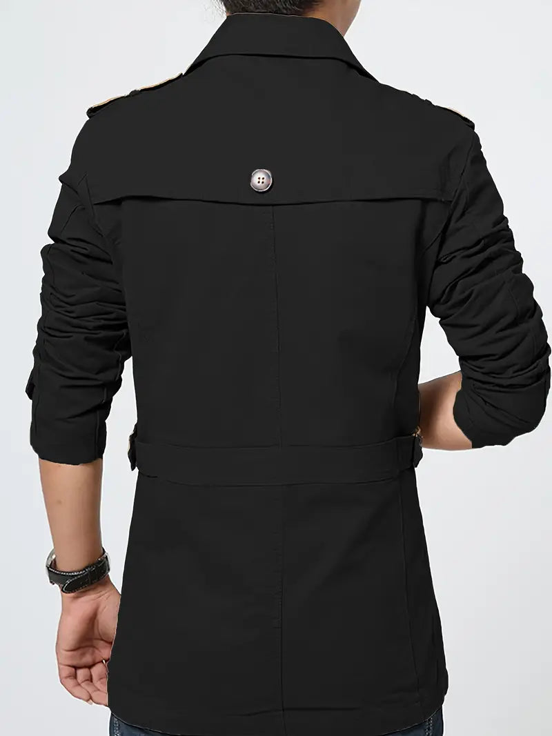 Elarova | Herren Große Größe Baumwollwindjacke Für Frühling Und Herbst