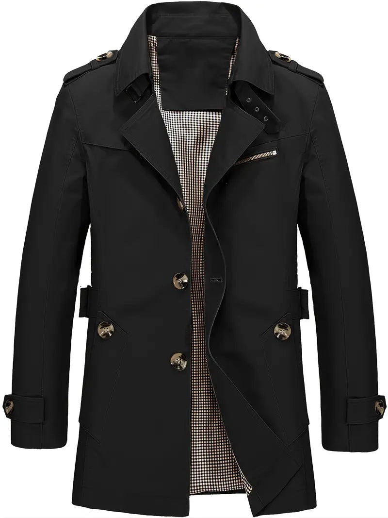 Elarova | Herren Große Größe Baumwollwindjacke Für Frühling Und Herbst
