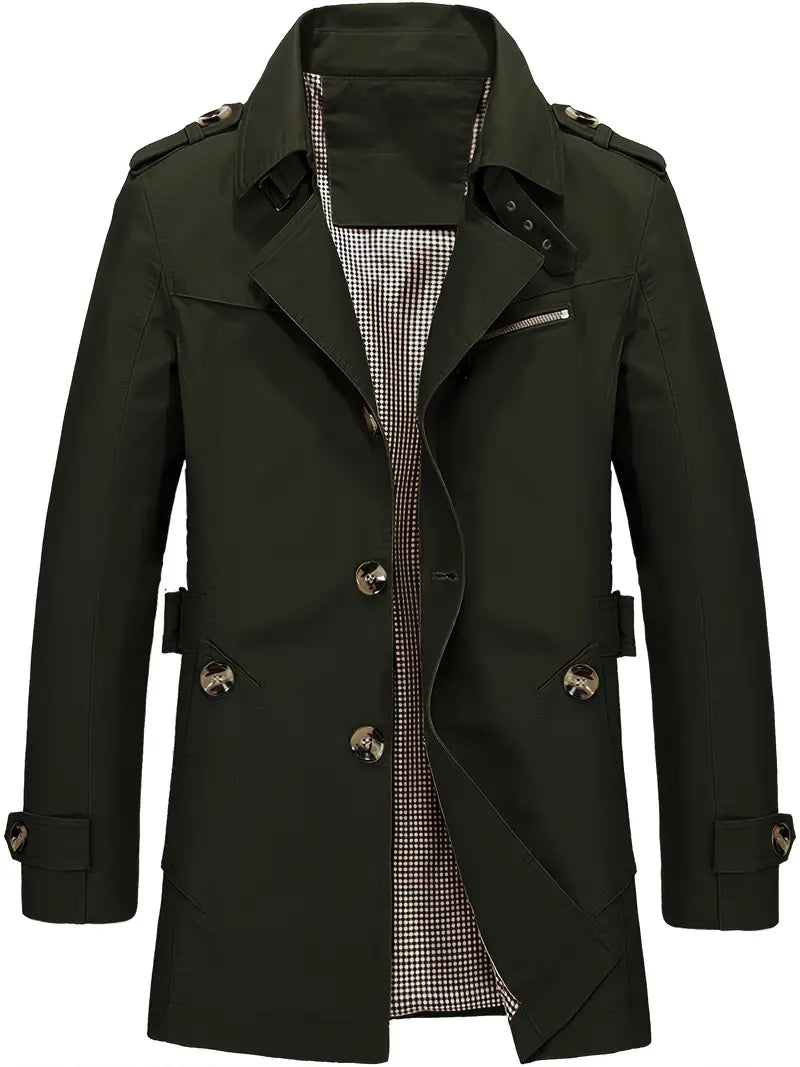 Elarova | Herren Große Größe Baumwollwindjacke Für Frühling Und Herbst