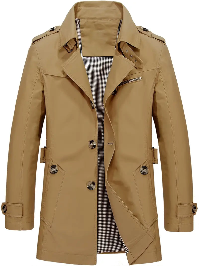 Elarova | Herren Große Größe Baumwollwindjacke Für Frühling Und Herbst