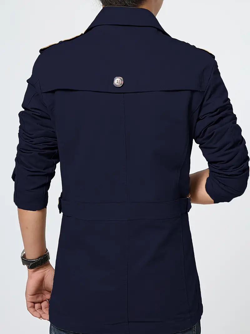 Elarova | Herren Große Größe Baumwollwindjacke Für Frühling Und Herbst