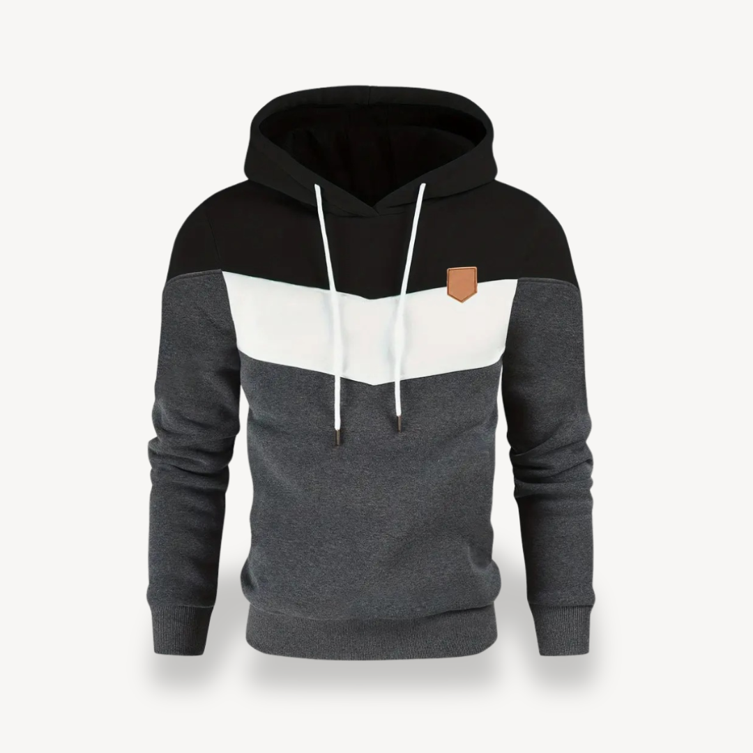 Elarova | Herren-Hoodie mit Farbblock