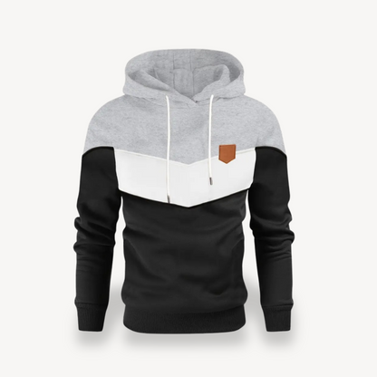 Elarova | Herren-Hoodie mit Farbblock