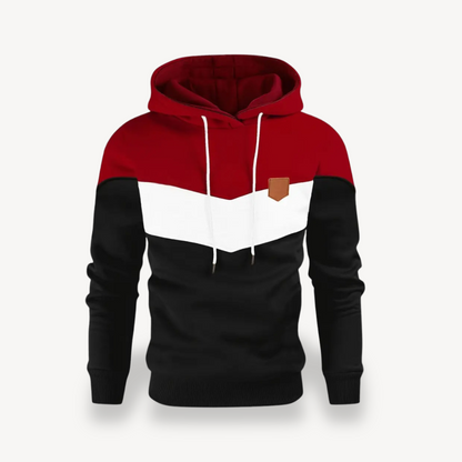 Elarova | Herren-Hoodie mit Farbblock