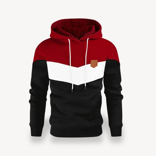 Elarova | Herren-Hoodie mit Farbblock