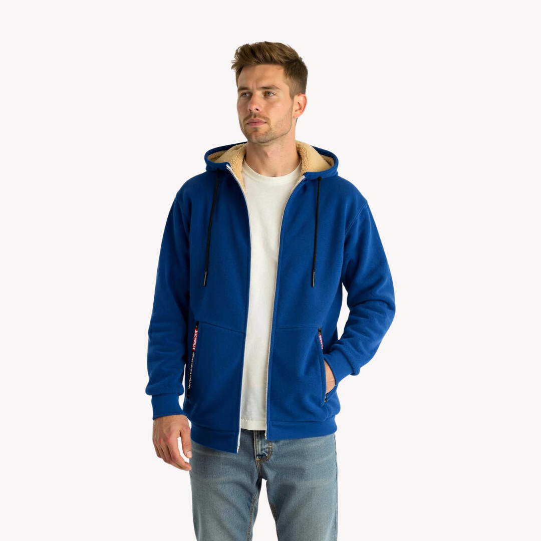 Elarova | Herren-Hoodie mit Fleecefutter