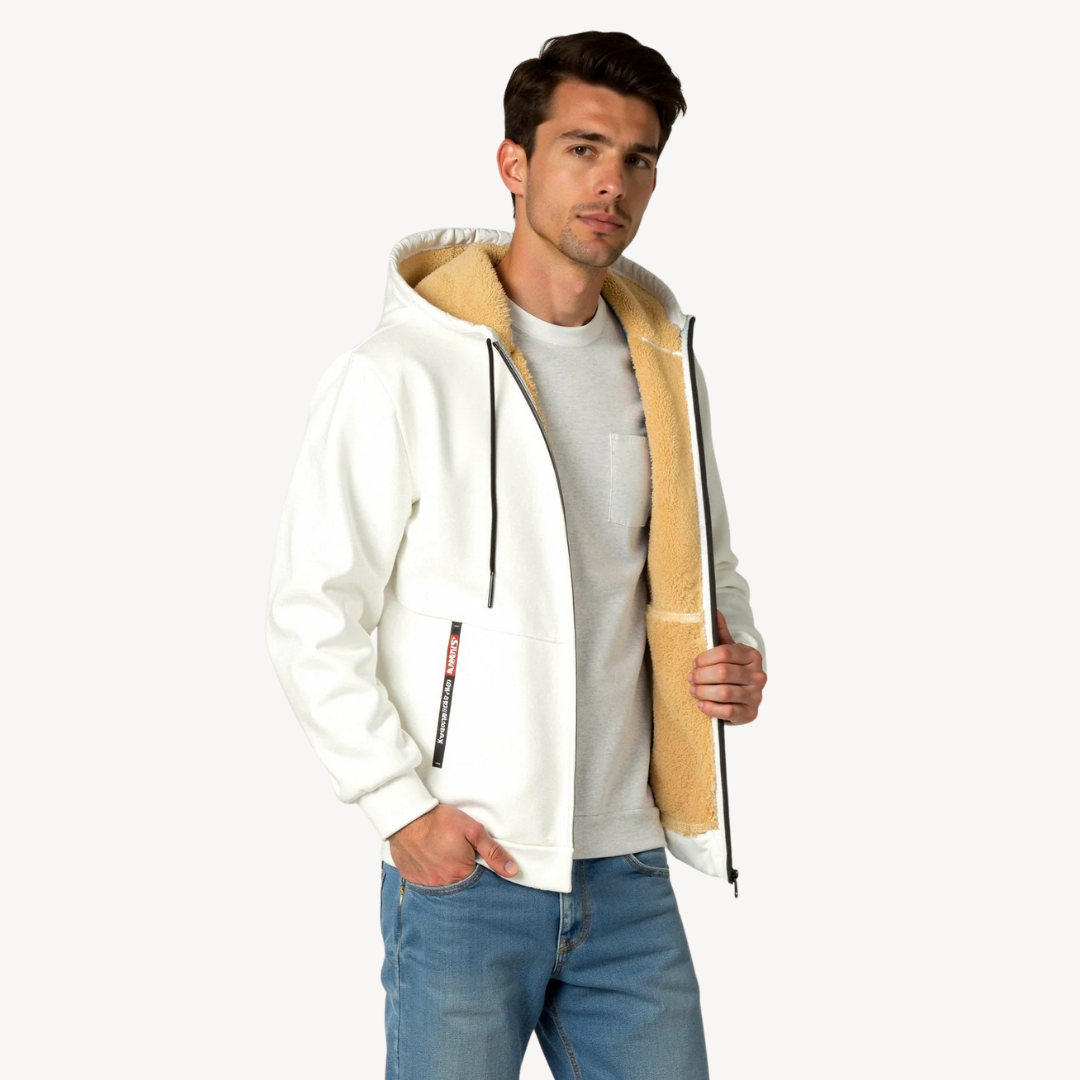 Elarova | Herren-Hoodie mit Fleecefutter