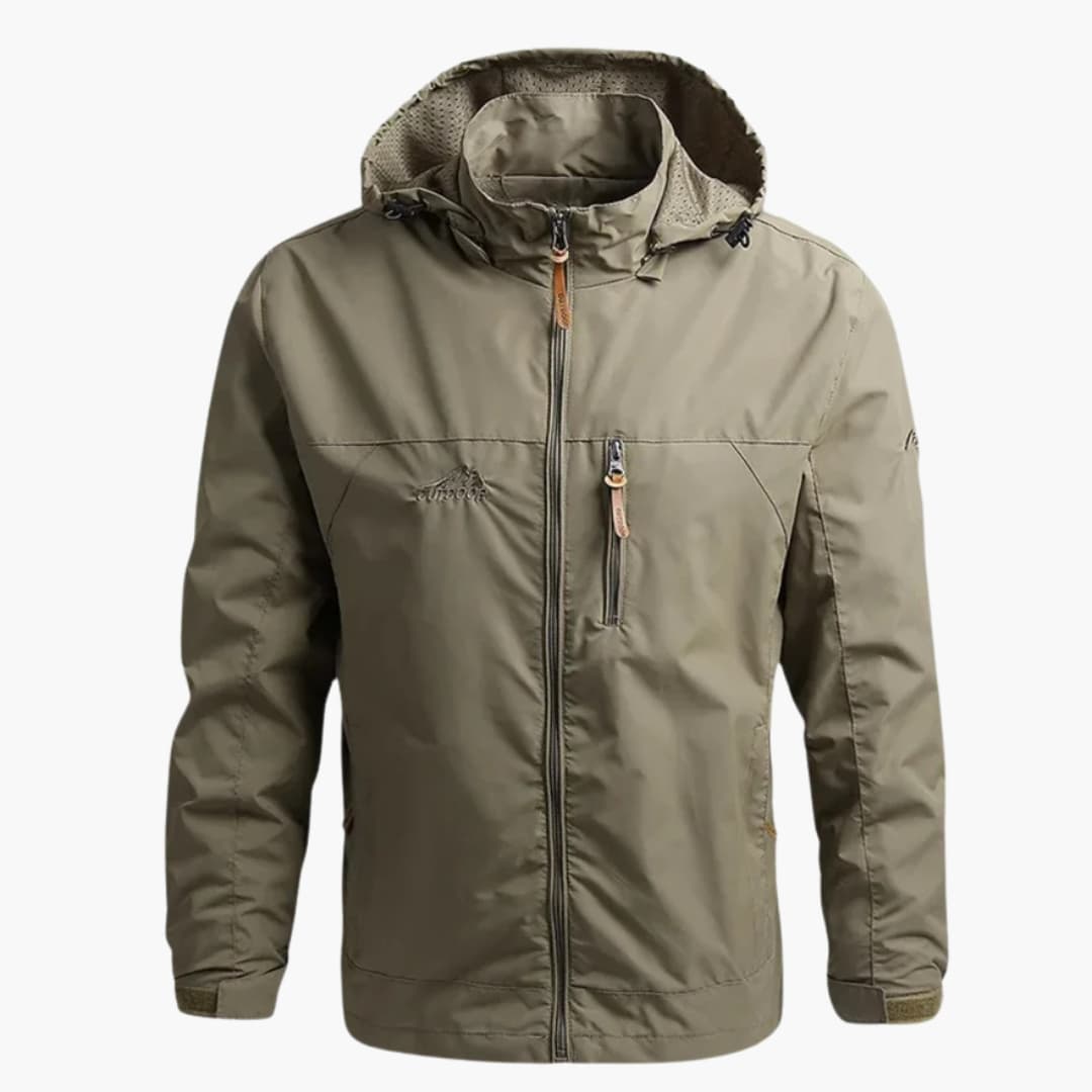 Elarova | Herren Jacke mit Frontreißverschluss und Stehkragen